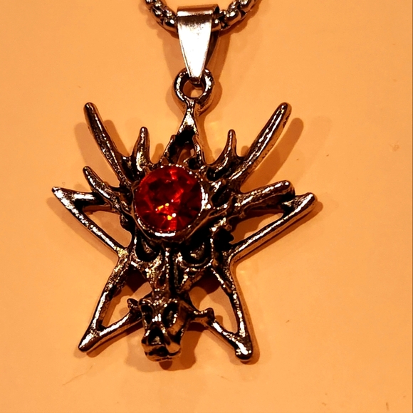 Choker Fashion Trends Vintage Long Chain with Pendant in the Form of Stars - Picture 6 of 10